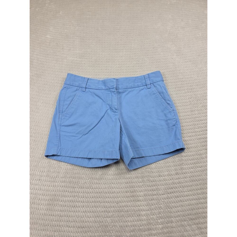 J Crew Shorts Womens 4 Blue Broken In Chino Preppy Beachy Coastal